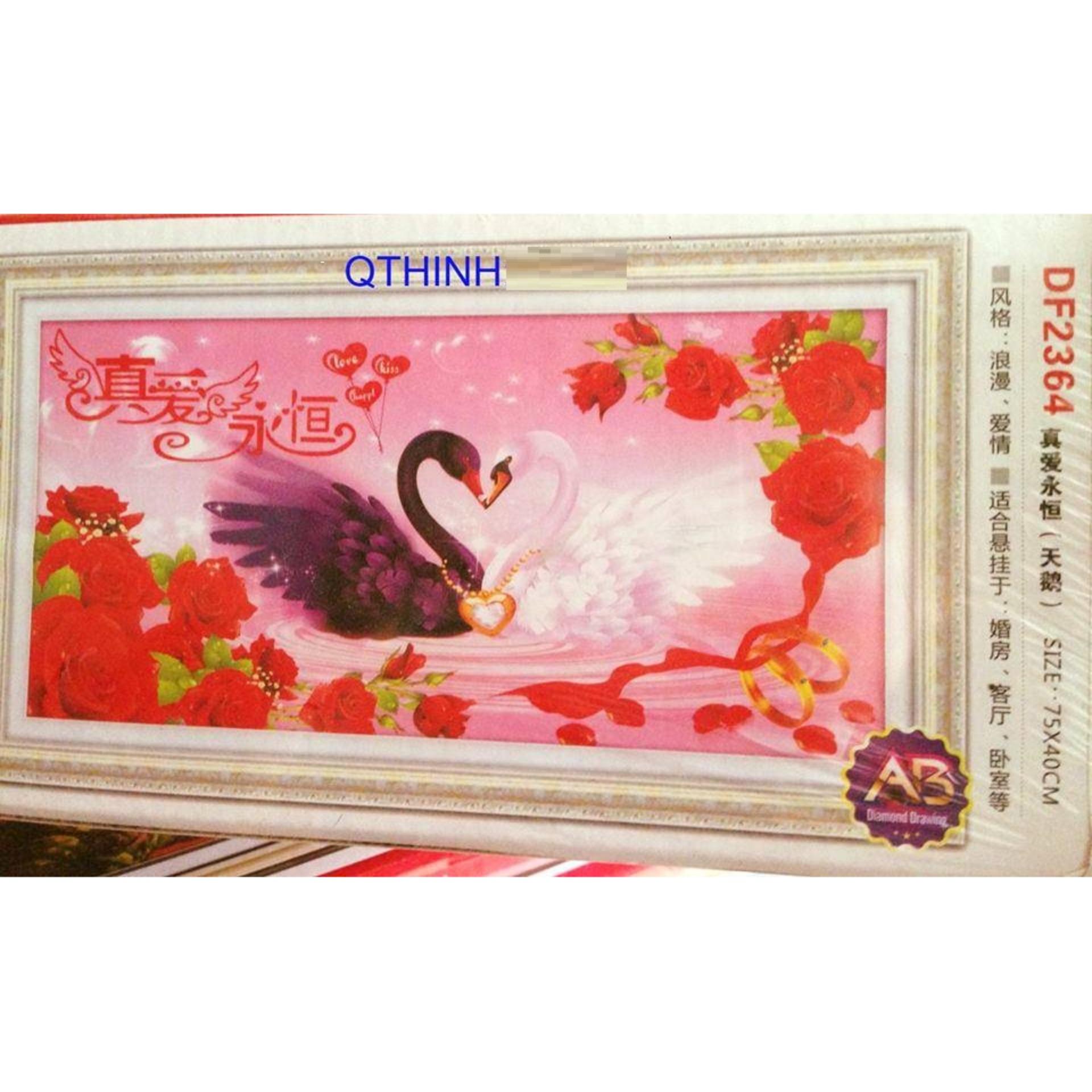 Tranh đính đá trăm năm hạnh phúc YN5138-Ngọc Thịnh
