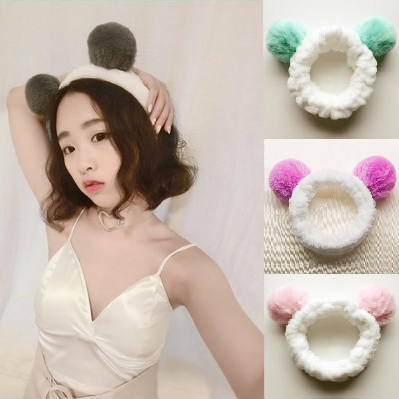 Băng đô tai gấu - nhung mềm mượt