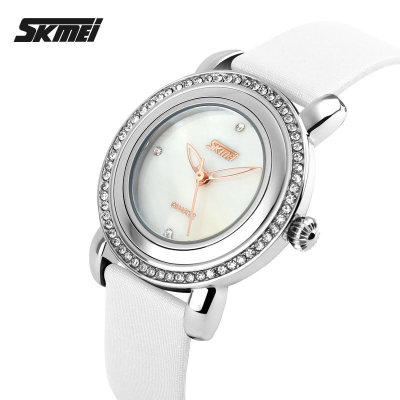 Đồng hồ nữ dây da Skmei 9093L