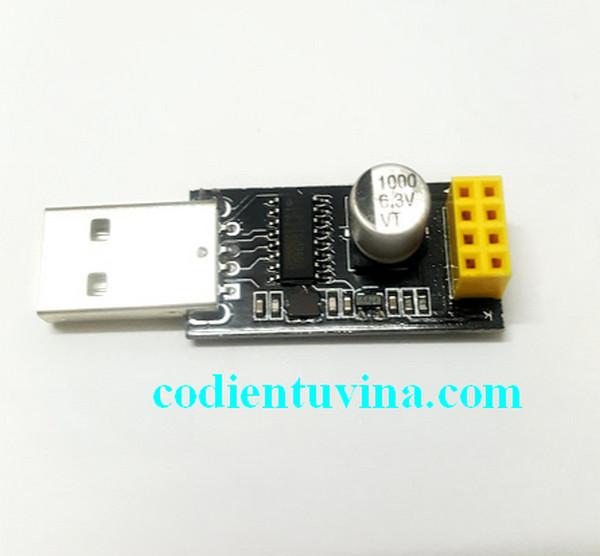 USB Adapter mạch thu phát wifi ESP8266 uart ESP-01