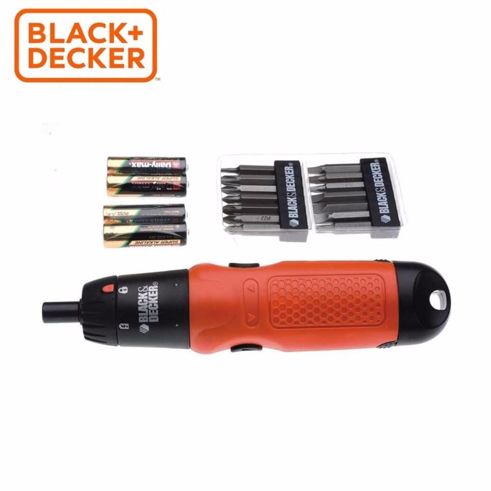 BLACK+DECKER - Tay vặn vít dùng pin (kèm theo 4pin AA) + 14 mũi vít  A7073-TW
