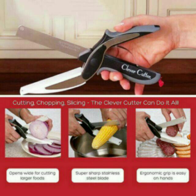 Kéo cắt đa năng clever cutter ( kéo thớt)