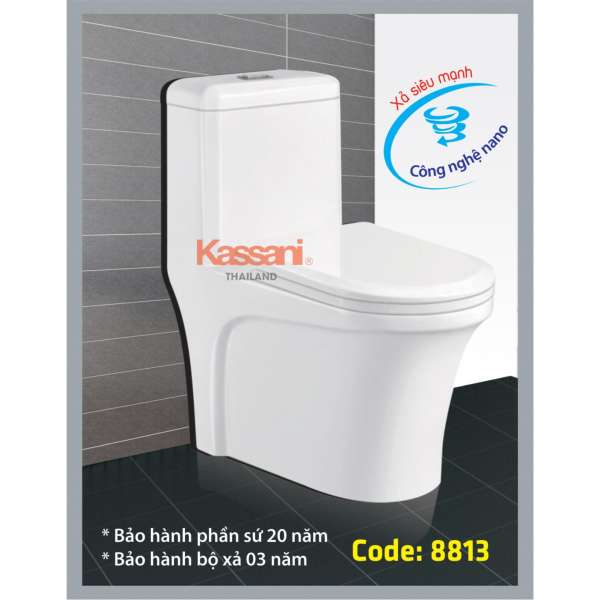 Bồn Cầu Liền Khối 8813