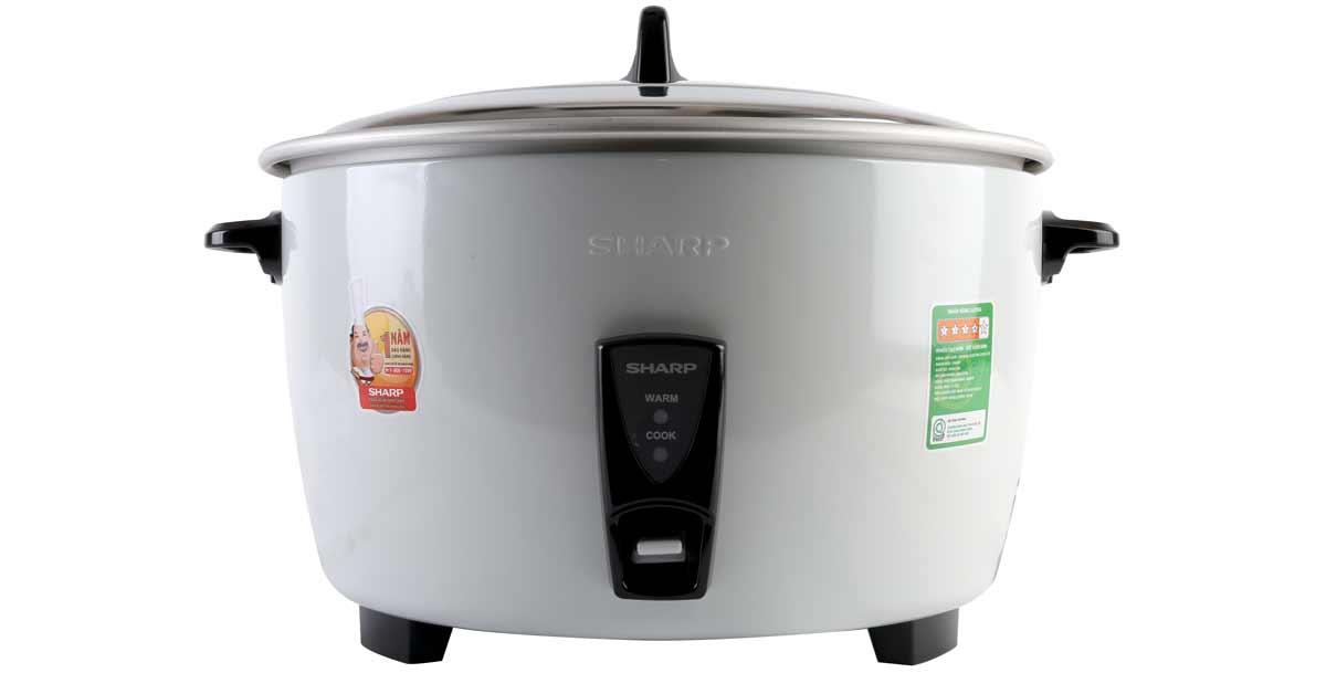 Nồi cơm điện Sharp KSH-D1010V 10L (Trắng) - MODEL MỚI 2017