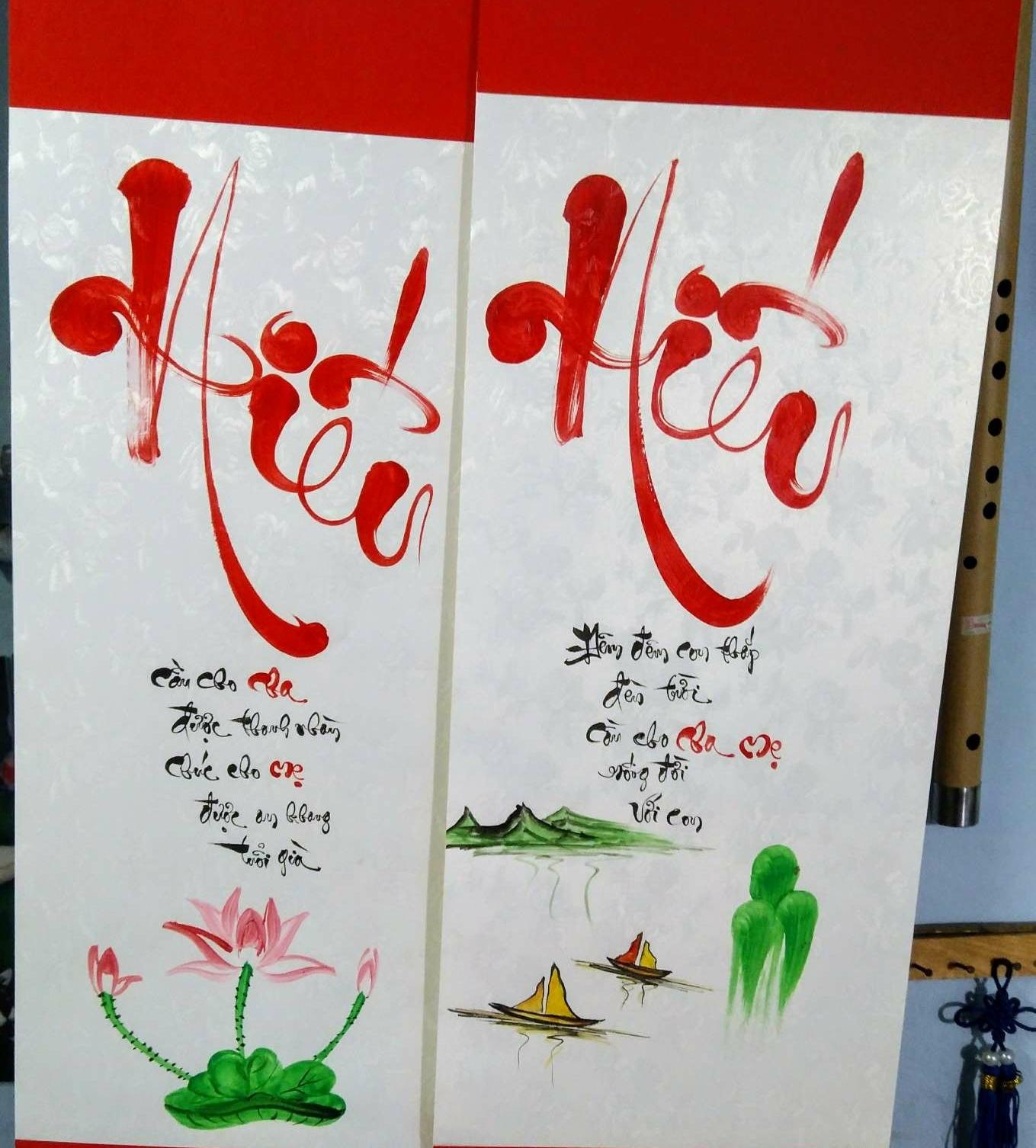 Cọ hero viết thư pháp
