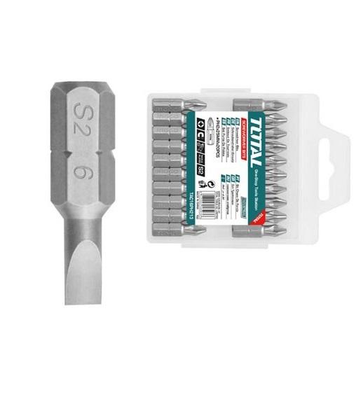 [HCM]Bộ 20 mũi vít dẹp Total TAC16SL413