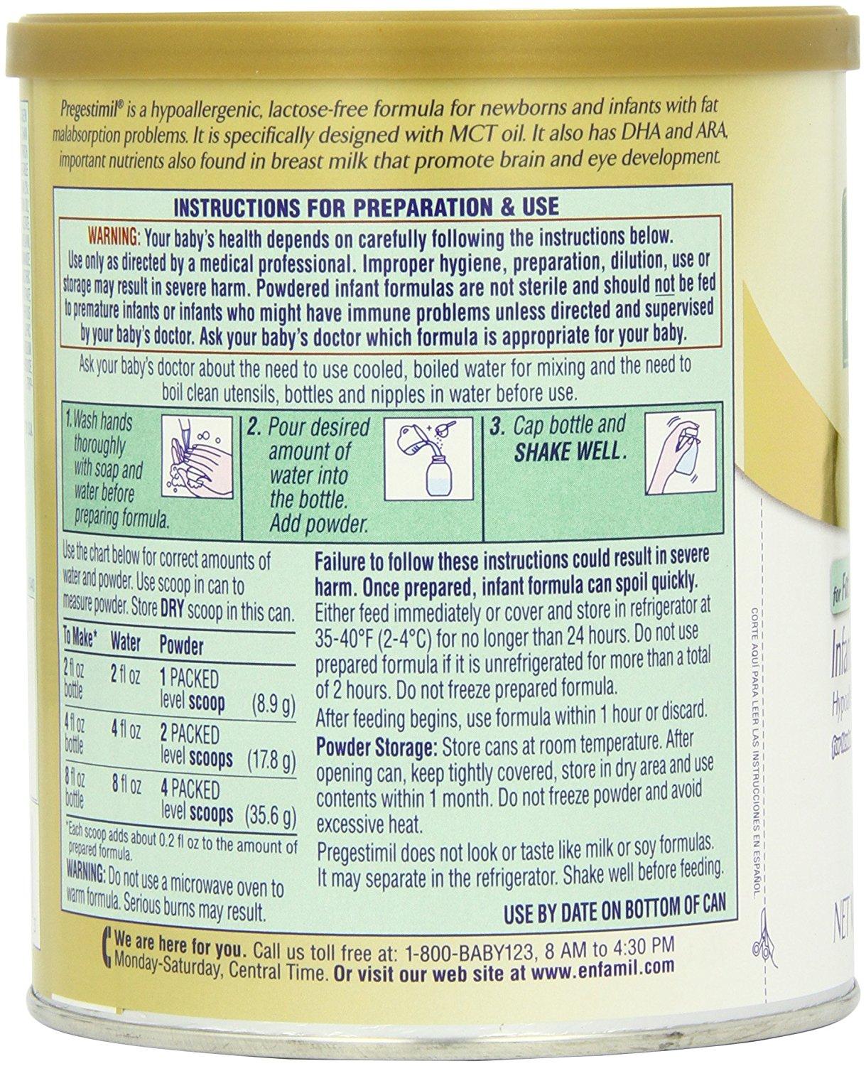 Sữa Bột Pregestimil LIPIL Hôp 400g (Cho bé dị ứng đạm sữa bò)