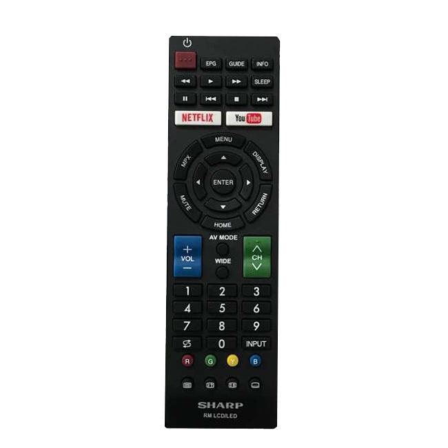 Điều khiển tivi SHARP Internet LCD-LED (đen)