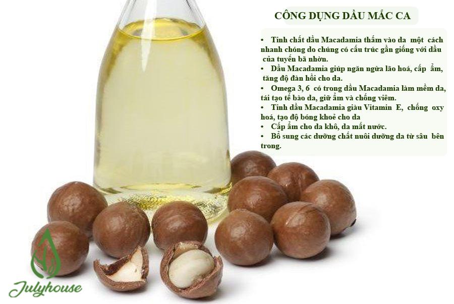 Dầu Macadamia Dưỡng tóc Julyhouse 10ml