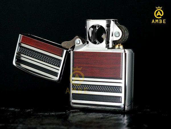 Bật lửa Zippo Steel and Wood ZP28676