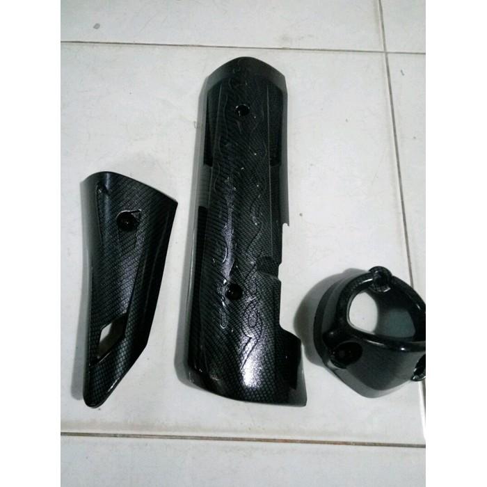 Bộ ốp pô cacbon exciter 150