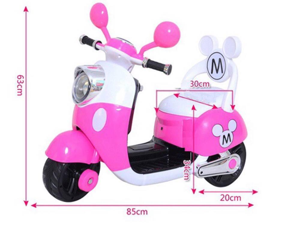 XE MÁY ĐIỆN TRẺ EM HÌNH MICKEY DỄ THƯƠNG