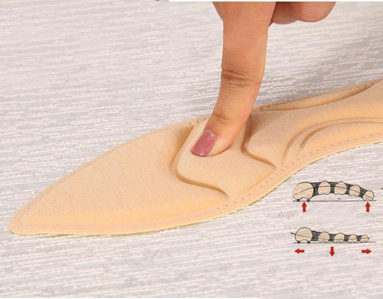Miếng lót giày cao gót (Màu Kem, Size 34-40)