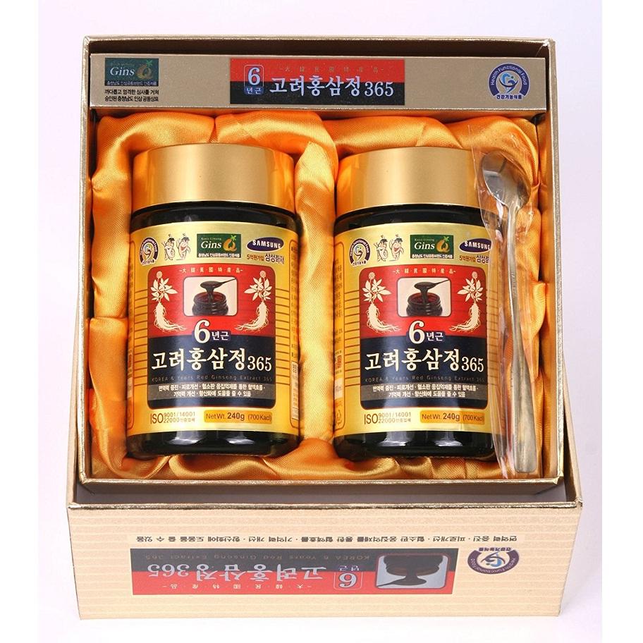 [HCM]Cao hồng sâm 6 năm tuổi 365 Hàn Quốc (Hộp 2 lọ)