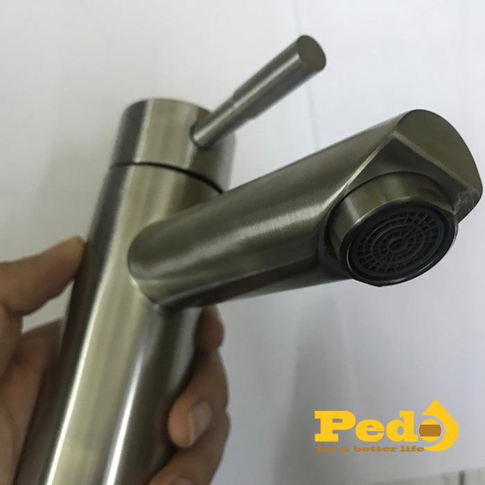 Vòi chậu rửa nóng lạnh inox 304 PEDO PO-060