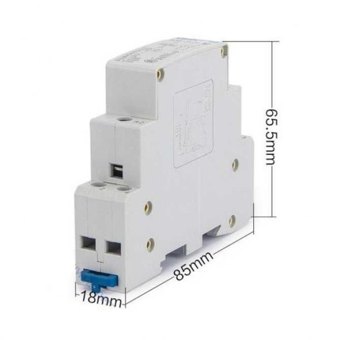 Khởi động từ 1 pha CHINT NCH8 20A ( xám trắng )