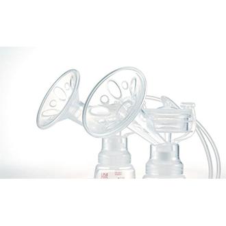 [HCM]Máy hút sữa điện đôi không BPA MINUET UM871692 (Có Pin xạc)