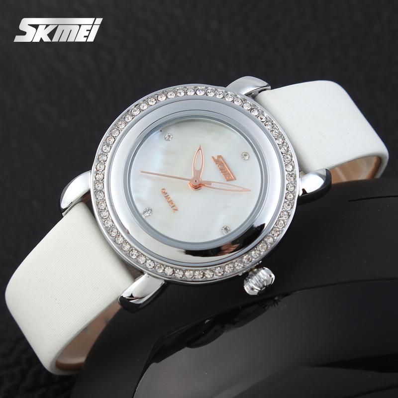 Đồng hồ nữ dây da Skmei 9093L