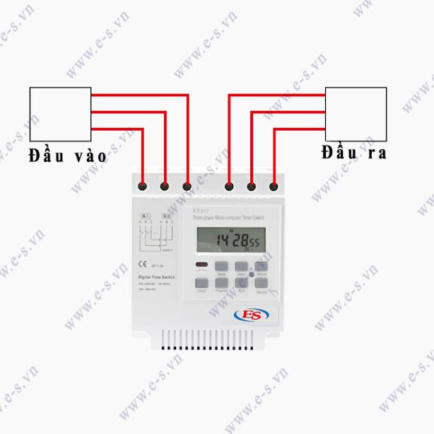 Công tắc hẹn giờ 3 pha ES-317