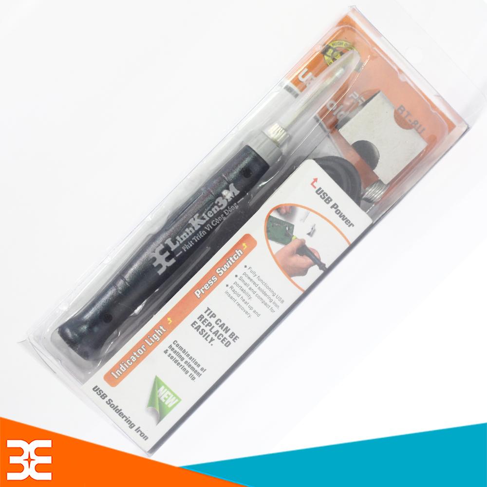 Combo Mỏ Hàn USB 5V 8W ( Tặng 01 Thiếc Rosachi Và 01 Hộp Nhựa Thông )