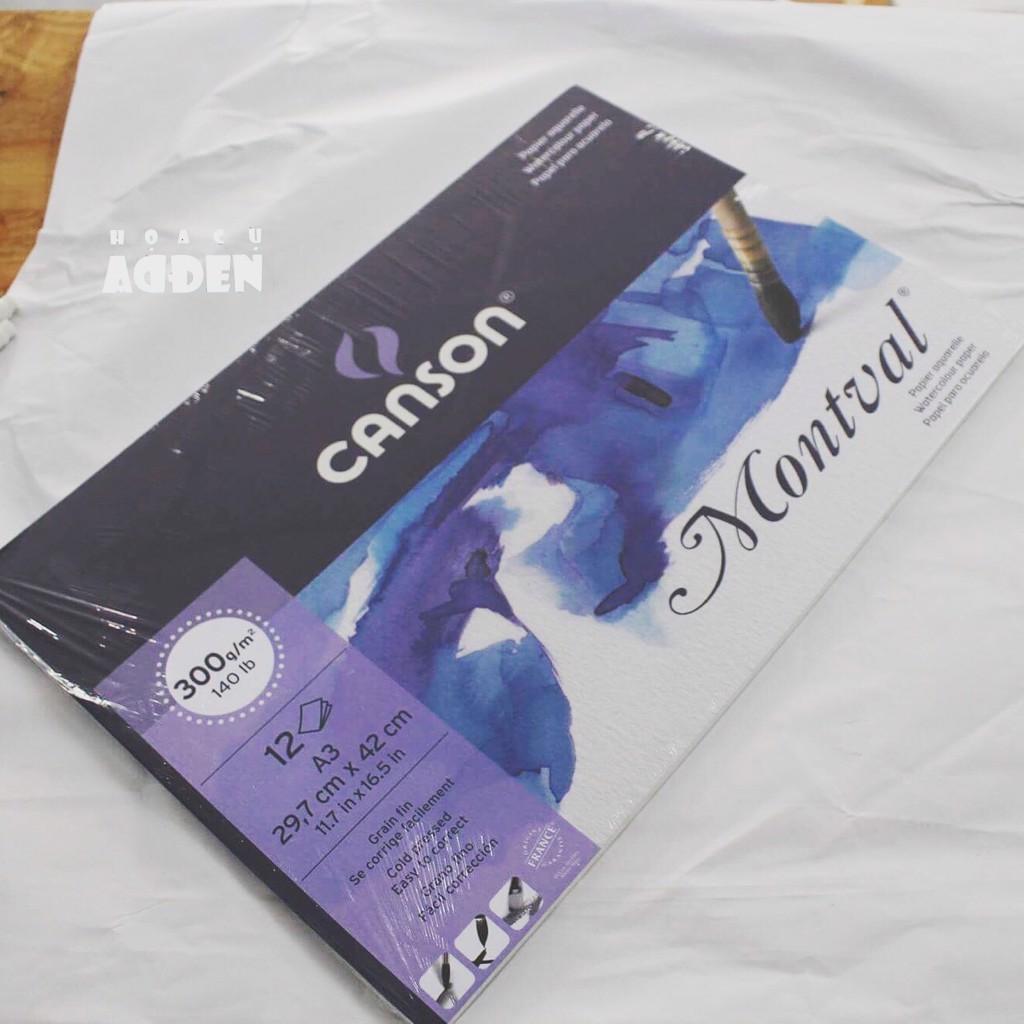 SỔ MÀU NƯỚC CANSON MONTAVAL A3(30CMX42CM) GIÁ TỐT