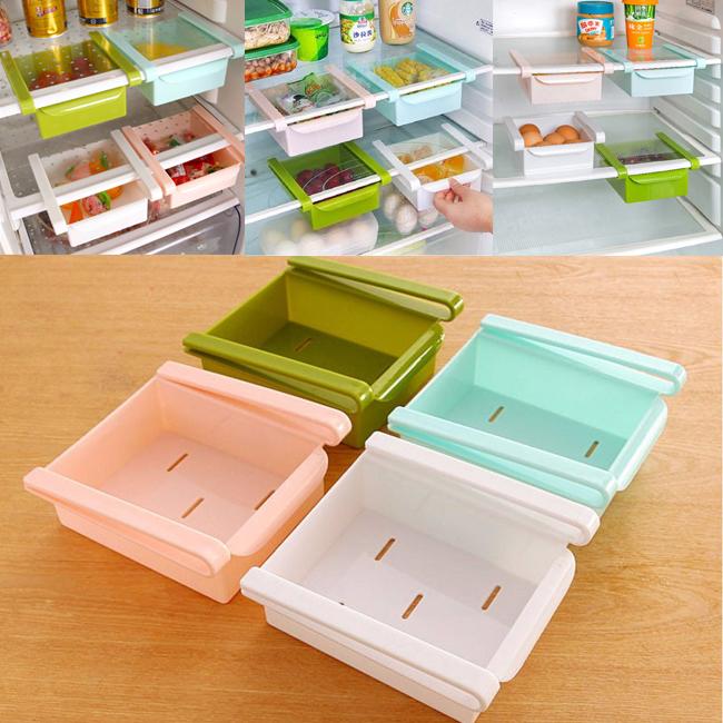 Khay nhựa để tủ lạnh tiện lợi (giao màu ngẫu nhiên)