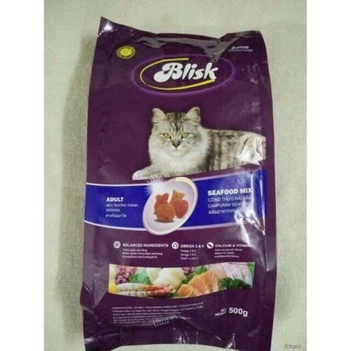 Thức ăn cho mèo vị cá ngừ hiệu Blisk 500gr