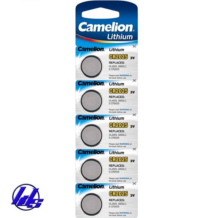 Pin CMOS Camelion CR2025 Lithium 3V - Vỉ 5 viên