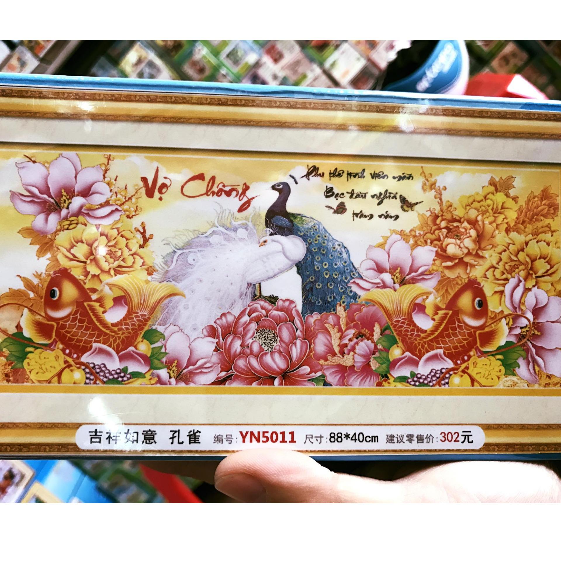 Tranh đính đá vợ chồng yn5011-ngọc thịnh
