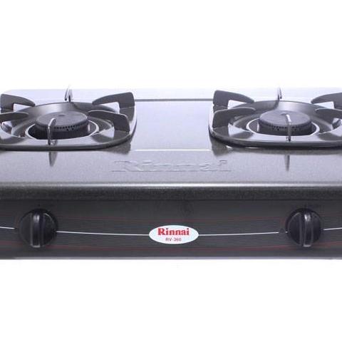 [NTT] Bếp gas đôi Rinnai RV-360 GMN (xám)