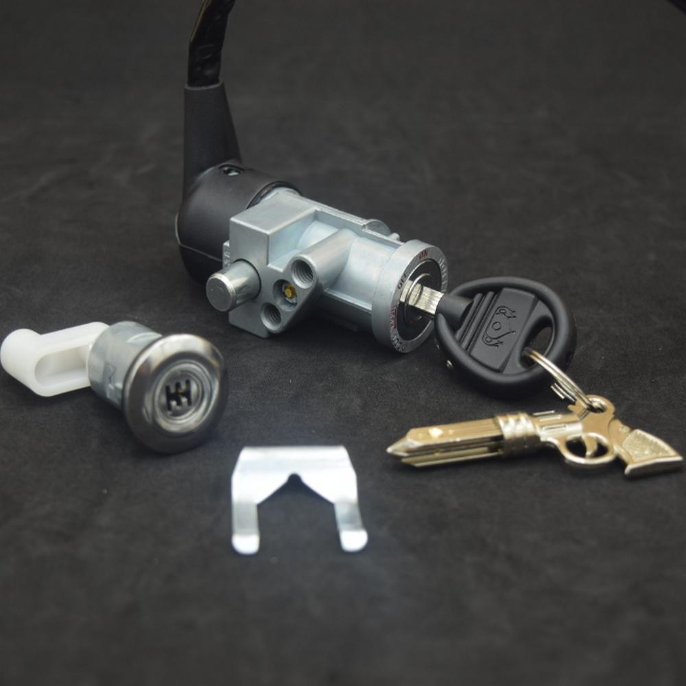 Bộ ổ khóa CHỐNG TRỘM 6 cạnh cho WAVE ANPHA, WAVE 100, 110, ZX THÁI ( MẪU WAVE NHỎ)