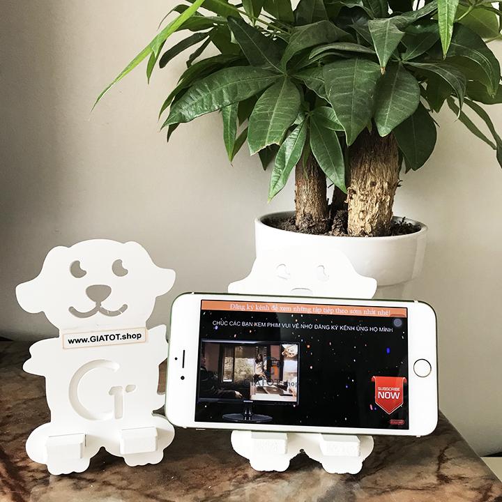 [Nhập ELMAY21 giảm 10% tối đa 200k đơn từ 99k]Kệ giá đỡ để điện thoại GIADO bằng gỗ CNC cao cấp