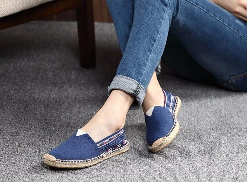 Giày lười đế cói nam G245