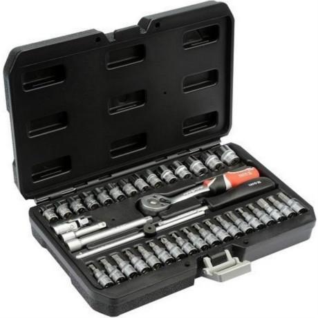 Bộ tuýp tay vặn tổng hợp 1/4" 38 chi tiết yato yt-14471