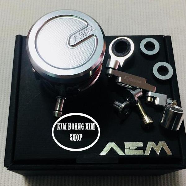 Bình Dầu AEM Titanium (màu Bạc) + pass bình dầu ri.zoma
