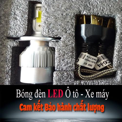 Bóng đèn LED siêu sáng C6 chân H4 (F)