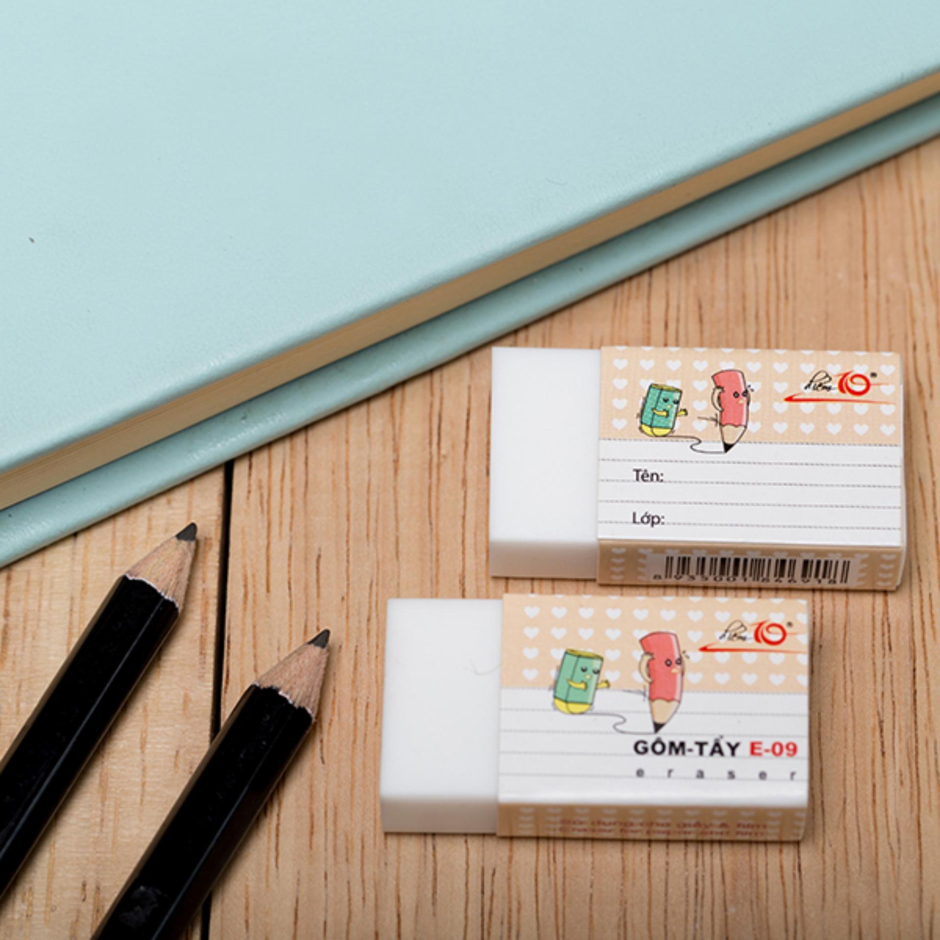 [HCM]BỘ 8 CỤC GÔM THIÊN LONG E-09