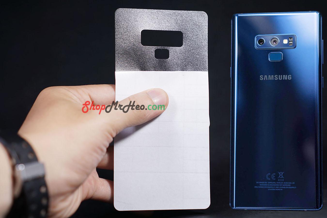 Bộ 3 Skin Dán Mặt Lưng Vân 3D Samsung Note 9