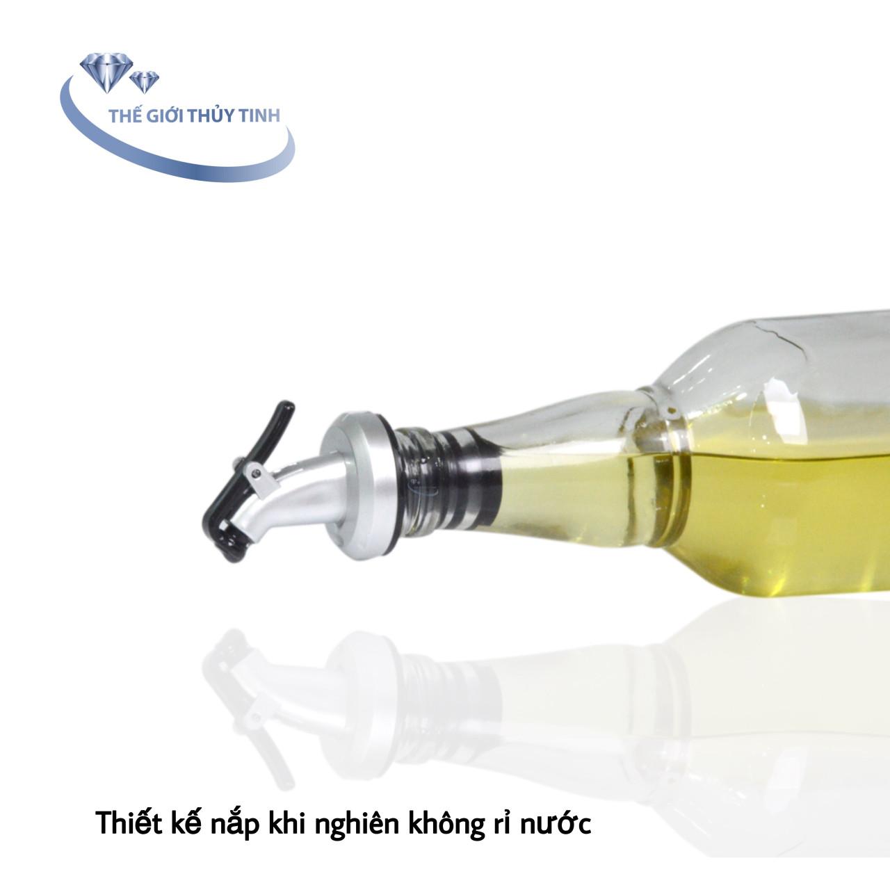 [HCM]Chai Thủy Tinh Chiết Dầu 500ml