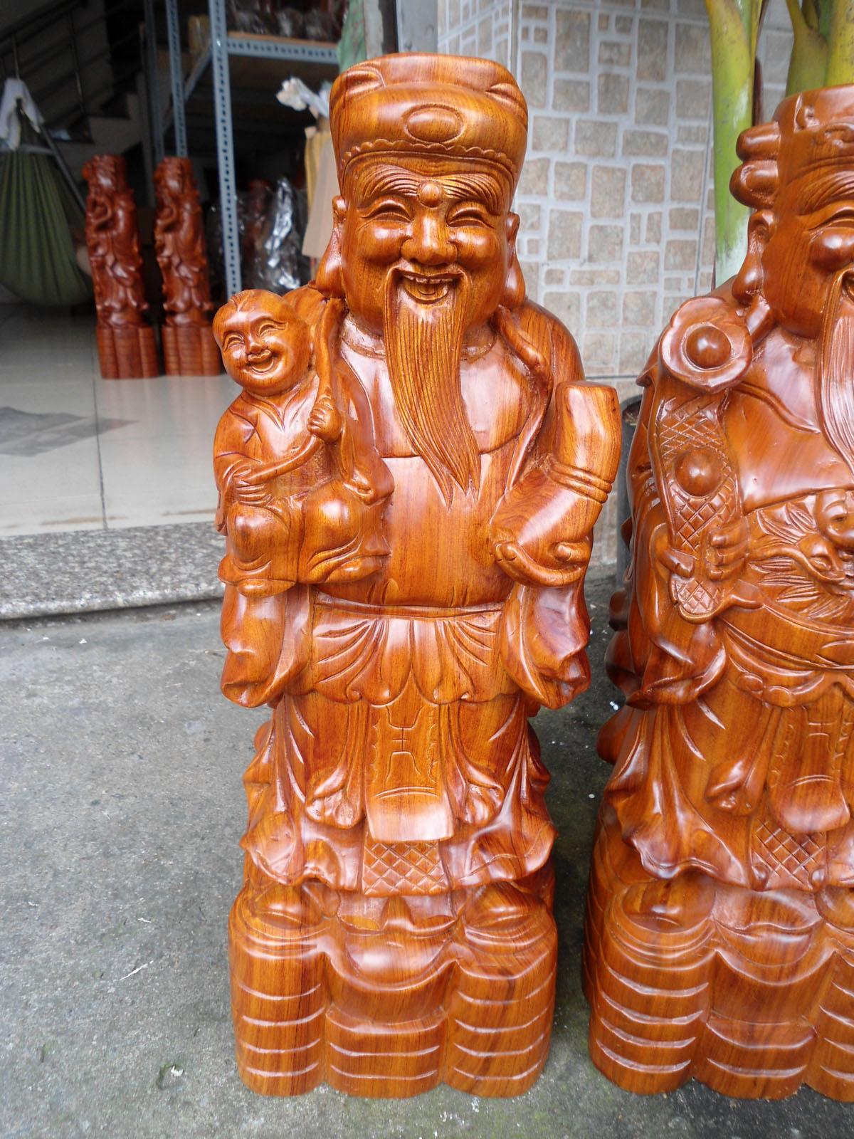 Tượng Tam Đa (Phúc Lộc Thọ) cao 50cm