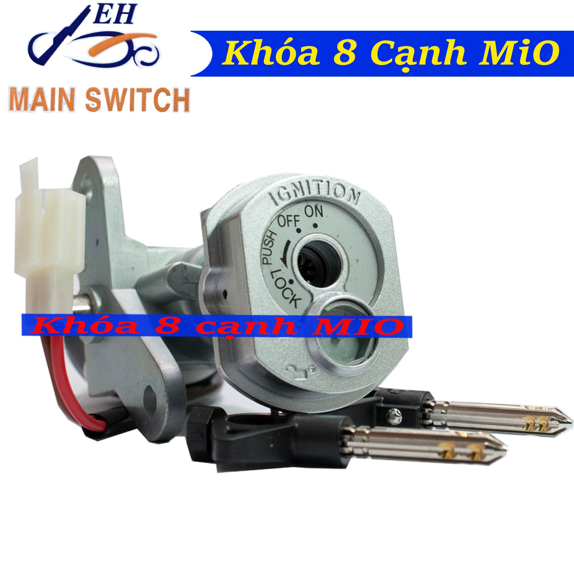[HCM]Ổ Khóa Chống Trộm 8 Cạnh Xe MIO