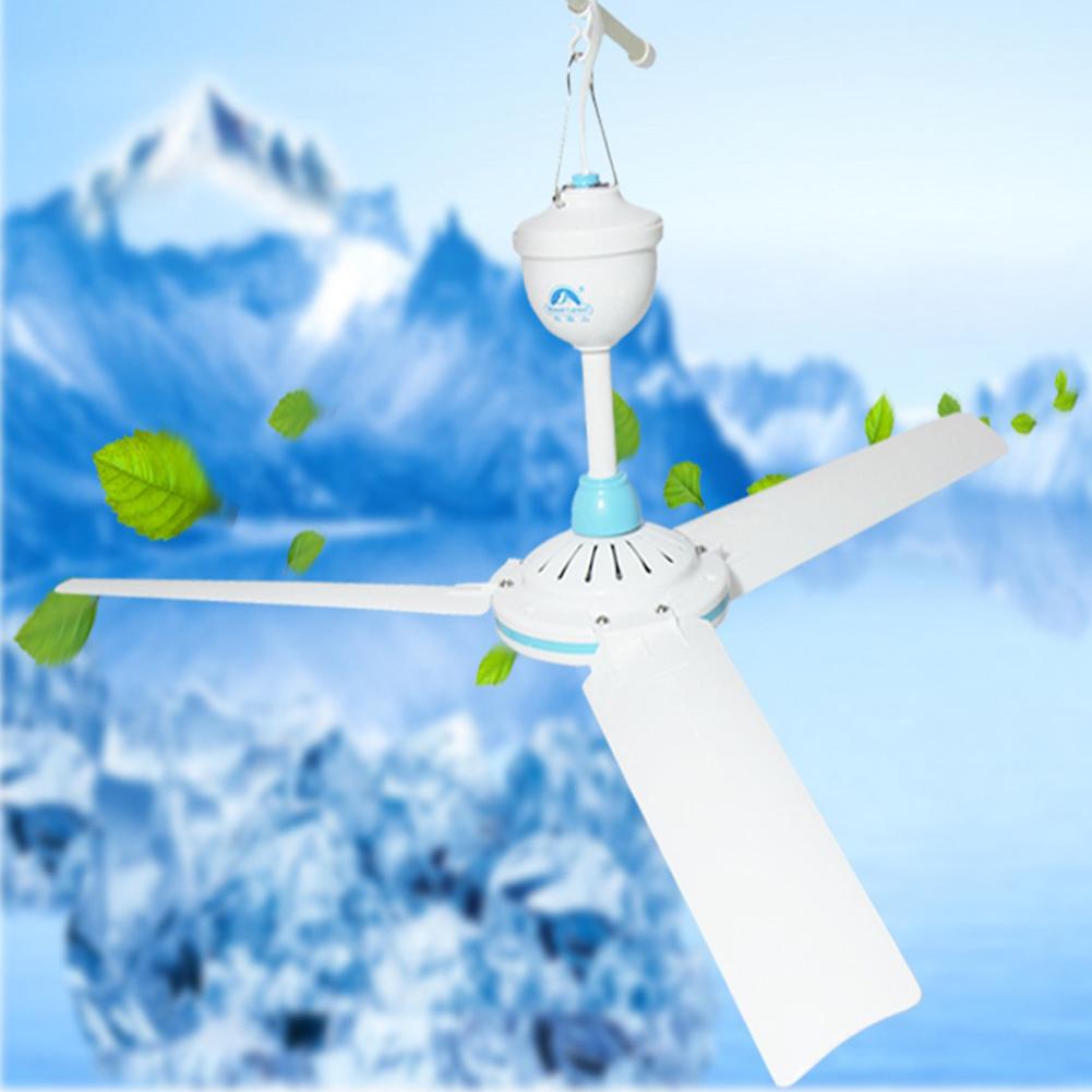 Quạt Treo Trần Điện Áp Thấp DC 12V Quạt Điện Cắm Trại Gia Dụng