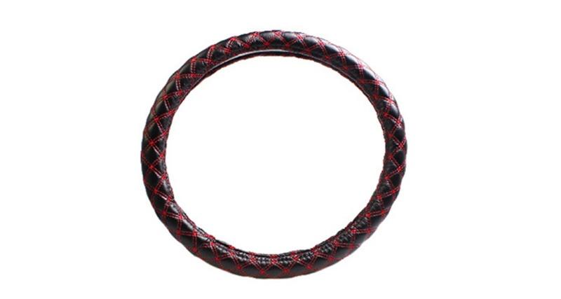 Bọc vô lăng Oto V15 (Đen phối đỏ)