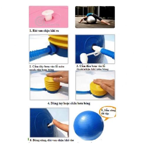 Bóng tập yoga 75cm Brosman