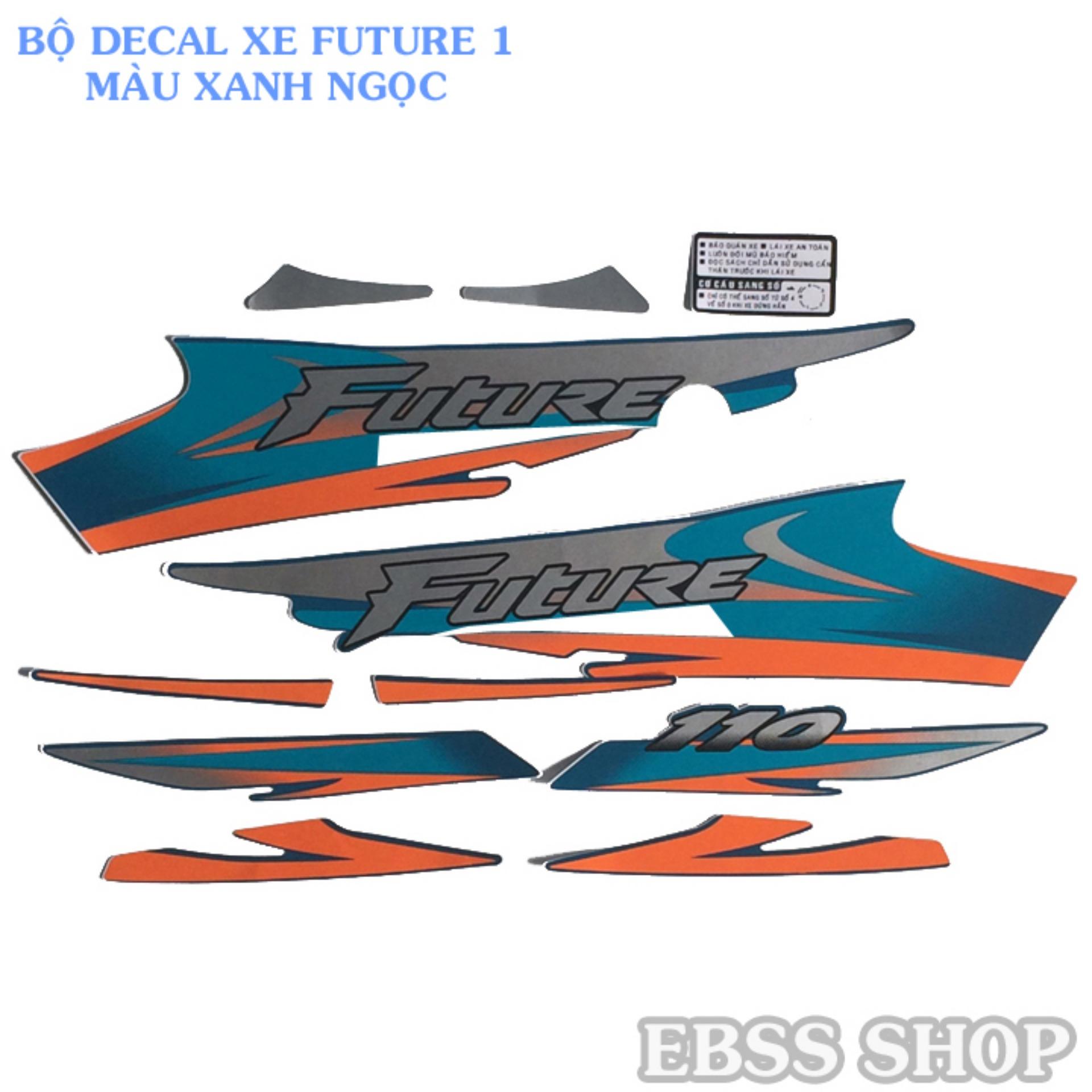 Bộ tem Future 1 màu xanh ngọc