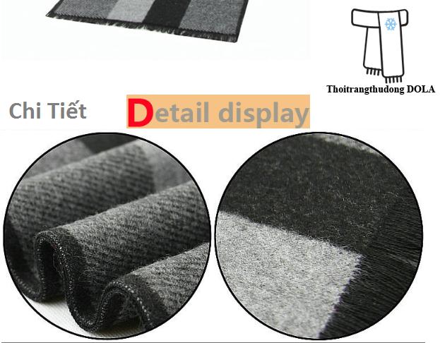 [HCM]Khăn quàng cổ nam len cashmere thời trang Hàn Quốc