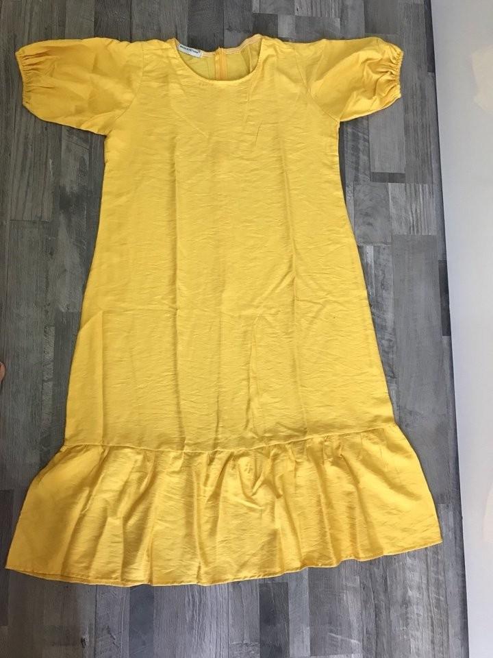 ĐẦM MAXI BẦU ĐUÔI CÁ TAY PHỒNG