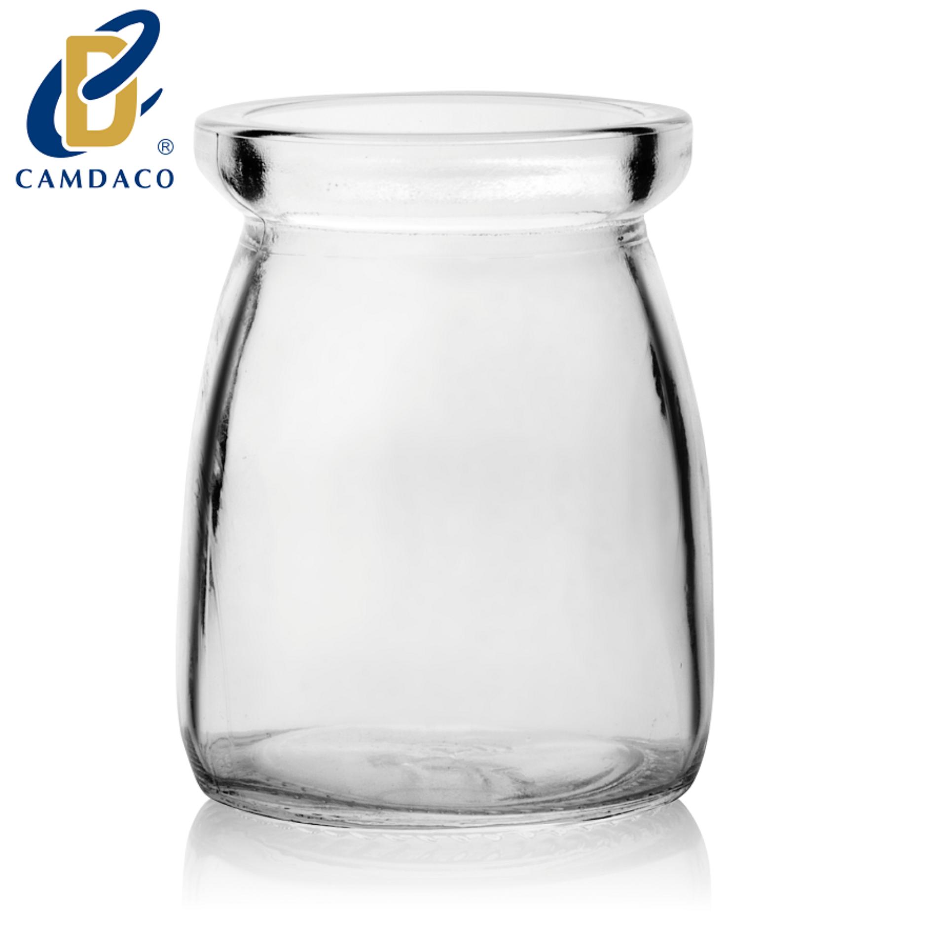 Bộ 12 Hũ Thủy Tinh Làm Sữa Chua Pudding Lùn 100ML