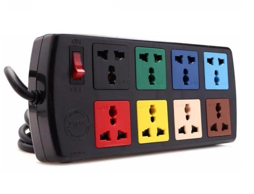 Ổ CẮM ĐIỆN 8 LỔ 3 MÉT 2200W LIOA 8D32N