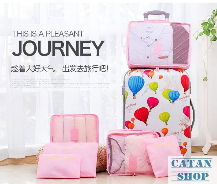 [HCM]Combo 6 Túi Đựng Đồ Du Lịch size lớn chống thấm